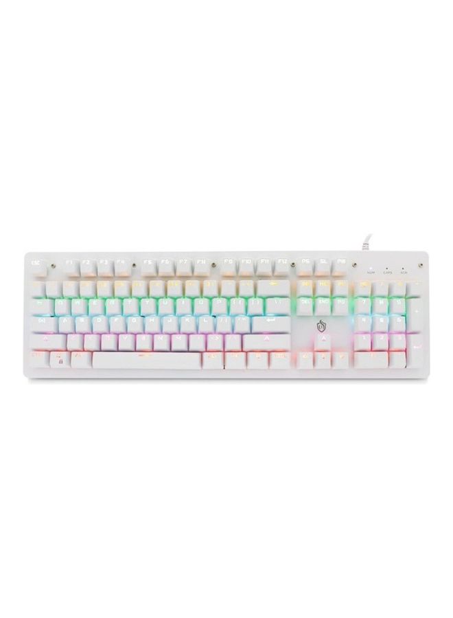 104 Keys Illuminated Mechanical Keyboard White