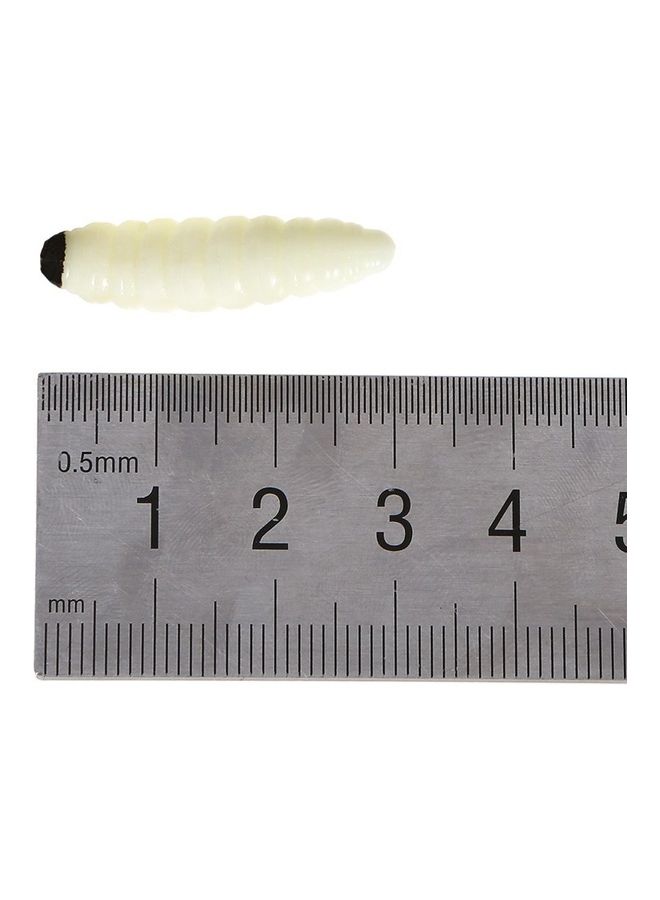 Generic 20-Piece Fishing Lure Maggot Grub Soft  Worms Baits - Image 3