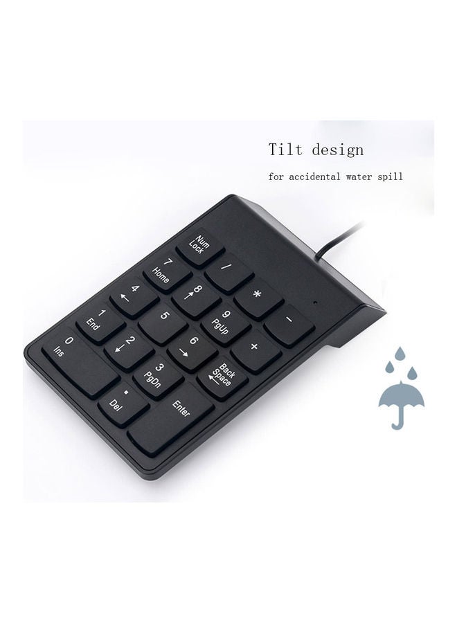 Generic - Wired USB Numeric Keypad Black - Image 1