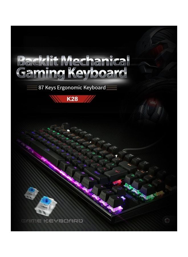 Mechanical Gaming Keyboard Black - Image 3