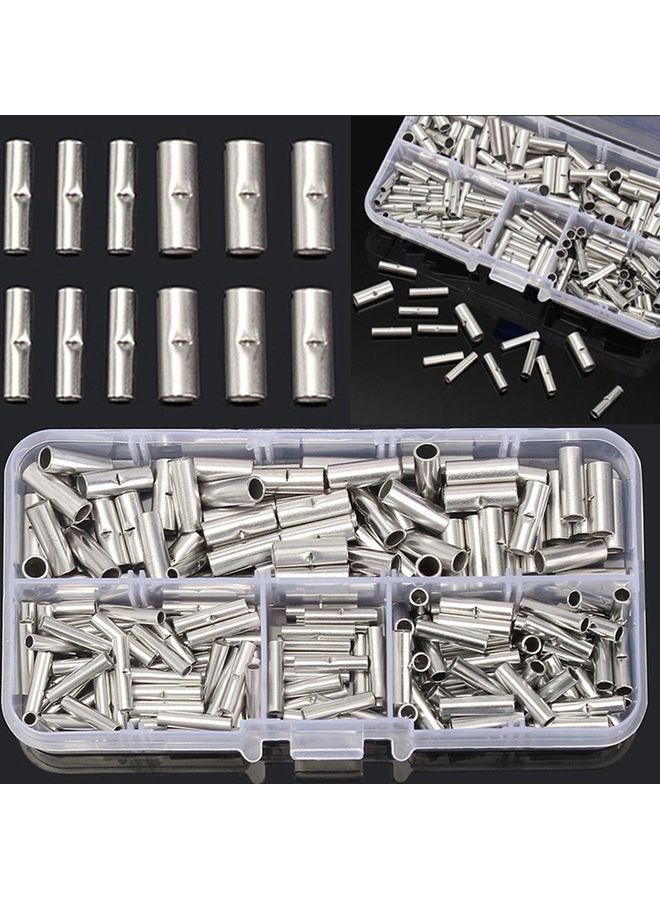 200-Piece Box Non-Insulated  Connectors  with Storage Case Silver  - Image 3