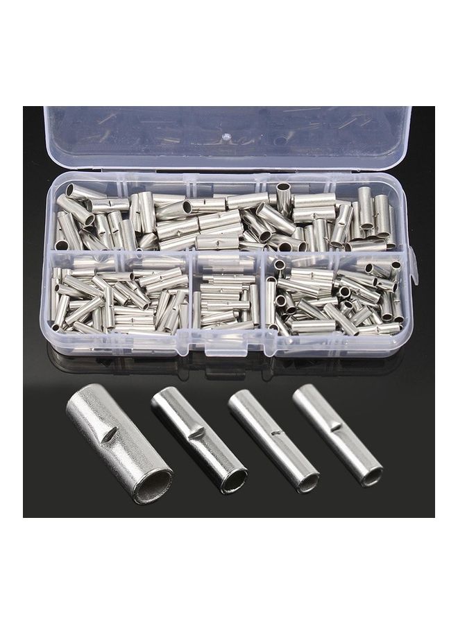 200-Piece Box Non-Insulated  Connectors  with Storage Case Silver  - Image 5