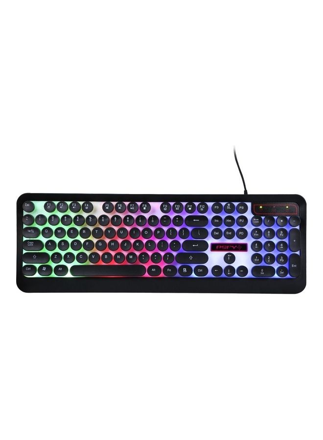Rainbow LED Gaming Keyboard Multicolour - Image 1