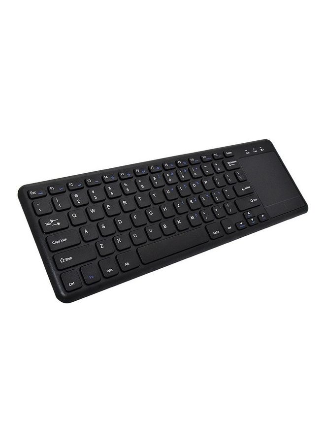 Wireless Keyboard With Multifunctional Touchpad Black - Image 3