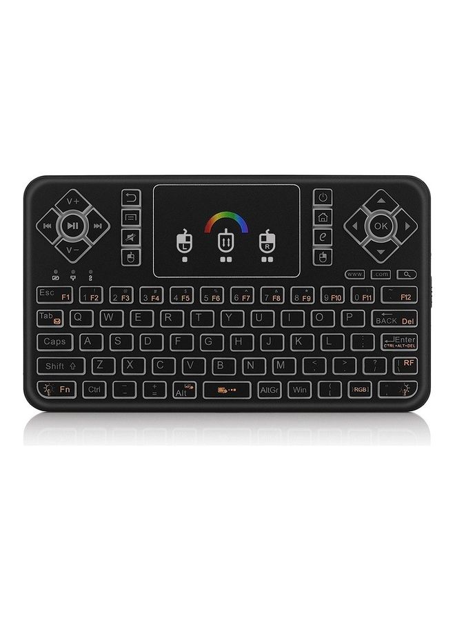 2.4G Wireless Mouse Combo Keyboard Black - Image 1