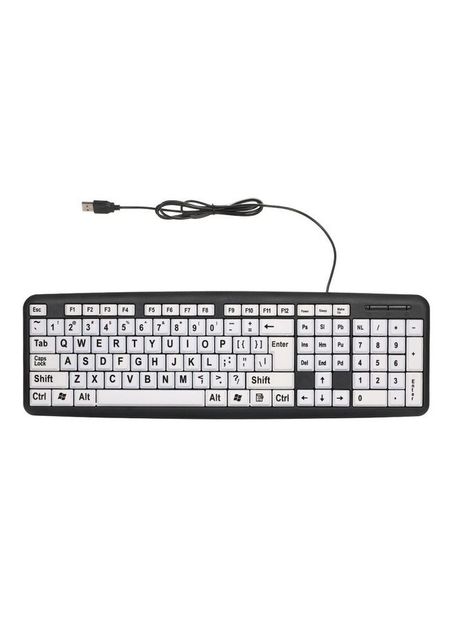 USB Wired Keyboard Multicolour - Image 1