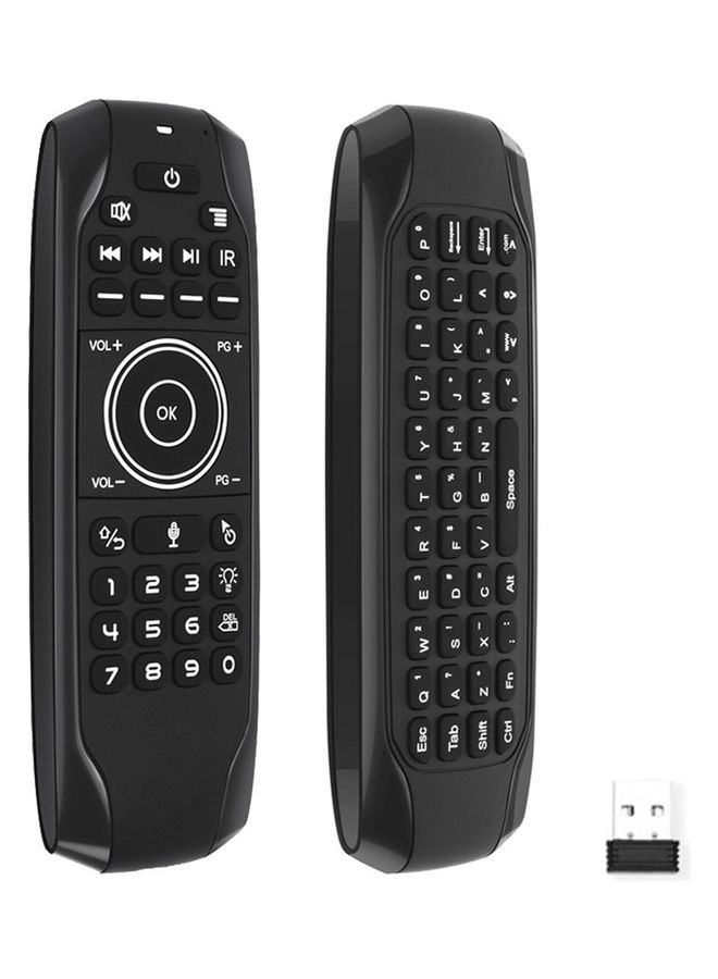 Mini Wireless Keyboard Air Mouse Black - Image 1