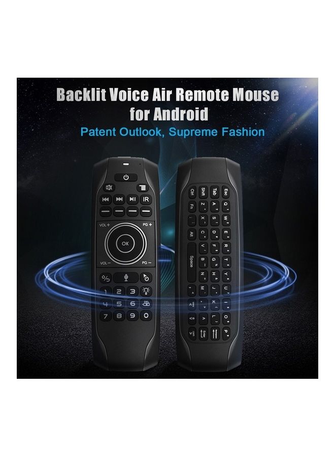 Mini Wireless Keyboard Air Mouse Black - Image 4