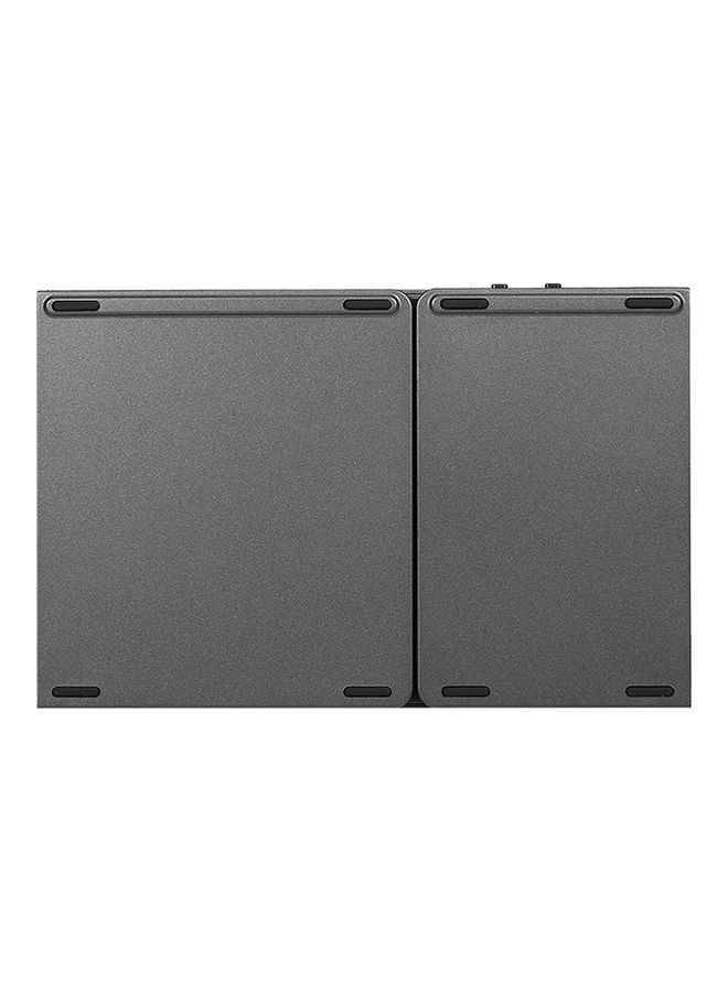 Folding Wireless Bluetooth Keyboard Grey - Image 2