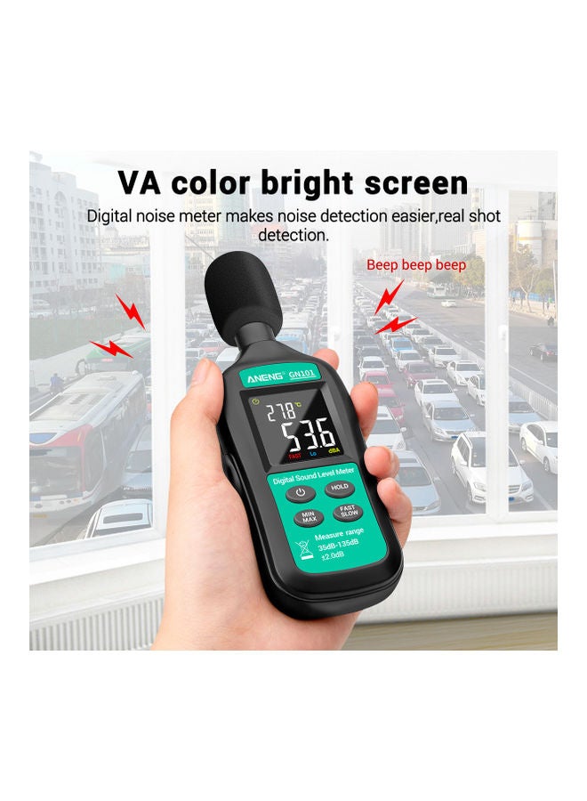 ANENG Digital Sound Level Meter Black/Green  - Image 3