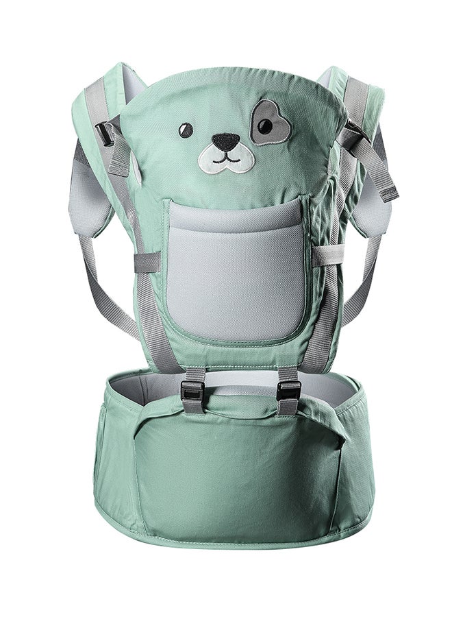 بيبي حاملة أطفال بتصميم حقيبة ظهر بمقعد أزرق آسيد - Image 1