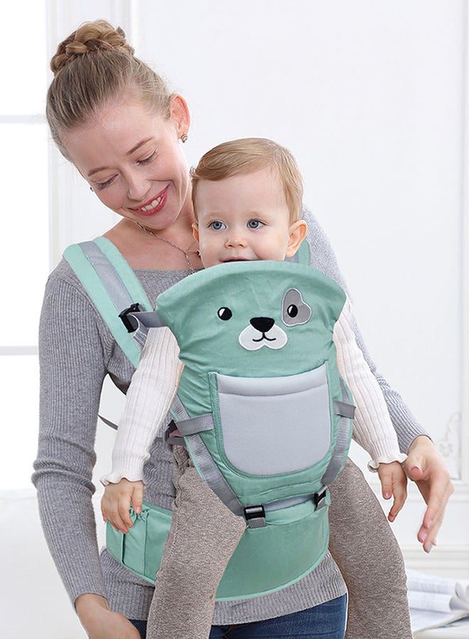 بيبي حاملة أطفال بتصميم حقيبة ظهر بمقعد أزرق آسيد - Image 2