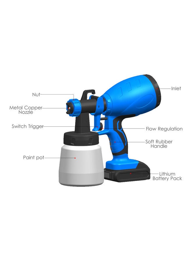 120W 800ml  Paint Sprayer Multicolour - Image 3