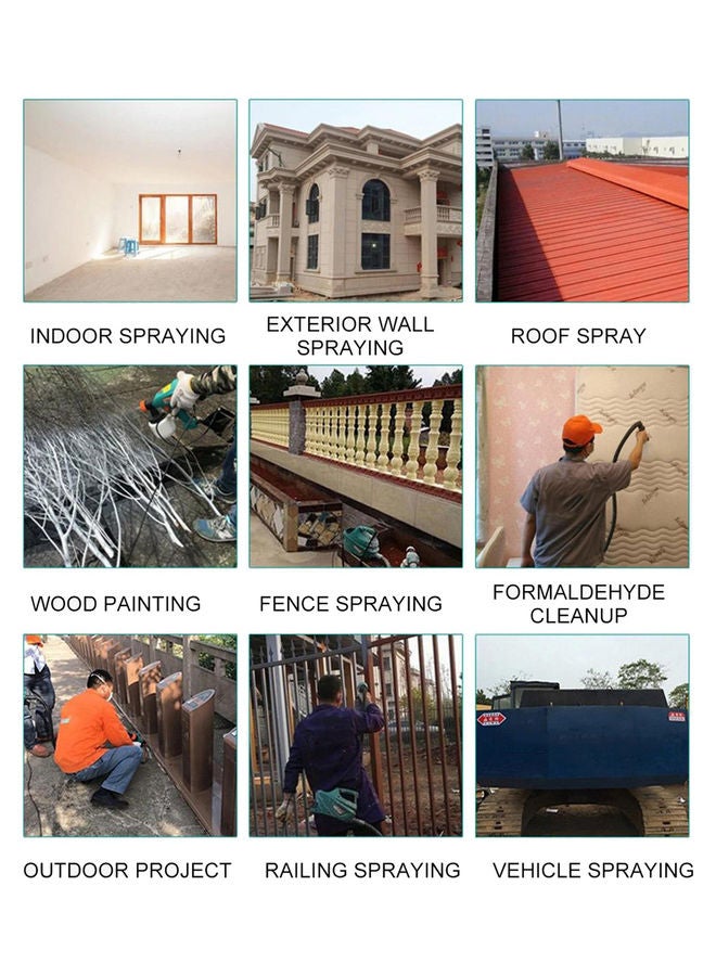 120W 800ml  Paint Sprayer Multicolour - Image 4