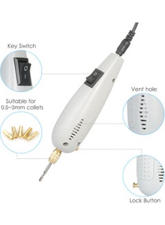 Generic Mini Rotary  Electric Drill White/Black  - Image 3