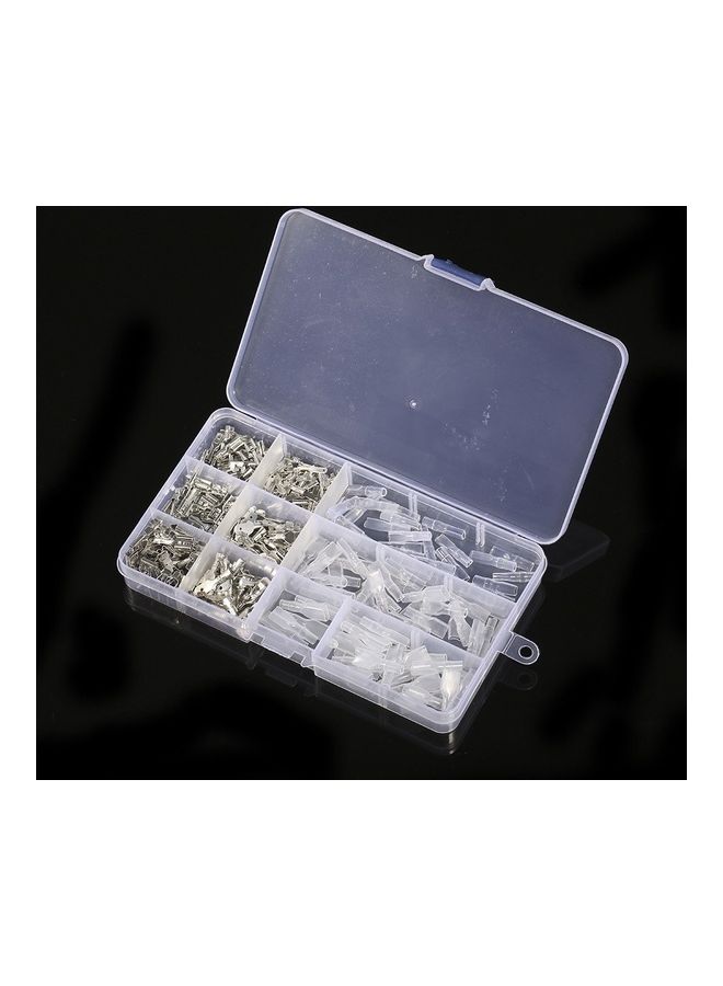 270-Piece  Non-insulated Mixed 2.8mm 4.8mm 6.3mm Male and Female Spade Connector Multicolour  - Image 4