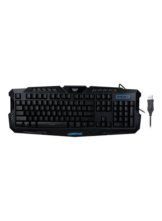 USB Waterproof Gaming Keyboard Black - Image 1