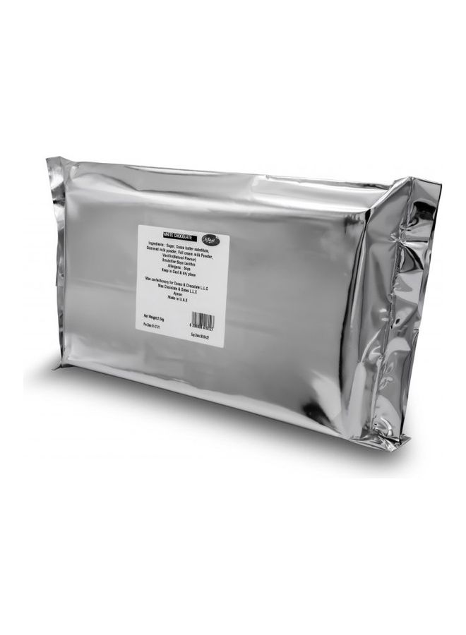 Max - White Compound Chocolate Block 2.5grams - Image 1