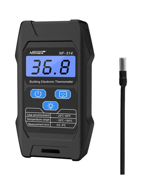 Portable Temperature Tester Black