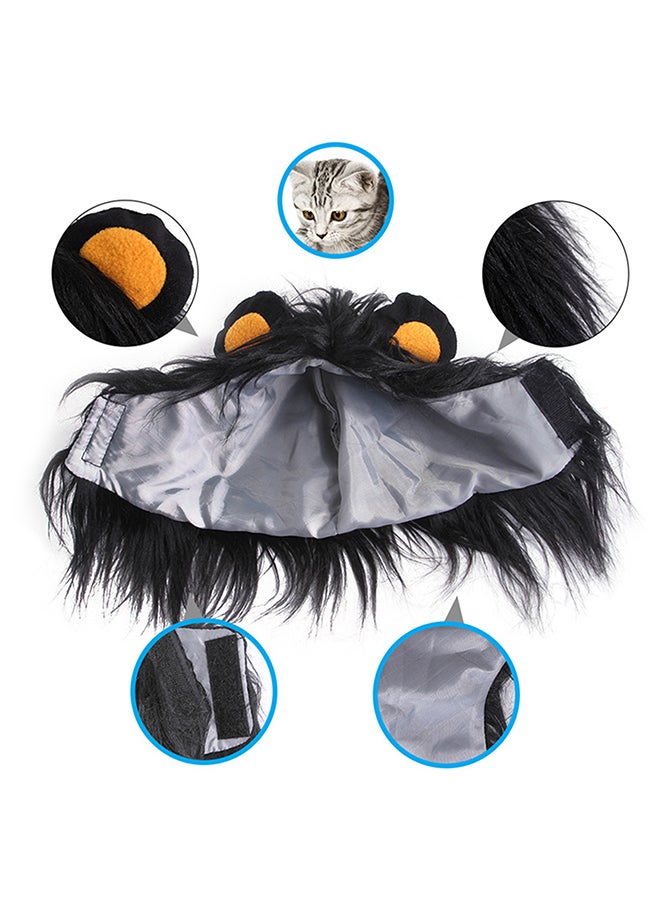 زي تنكري على شكل أسد أسود 21x3x18سم - Image 4