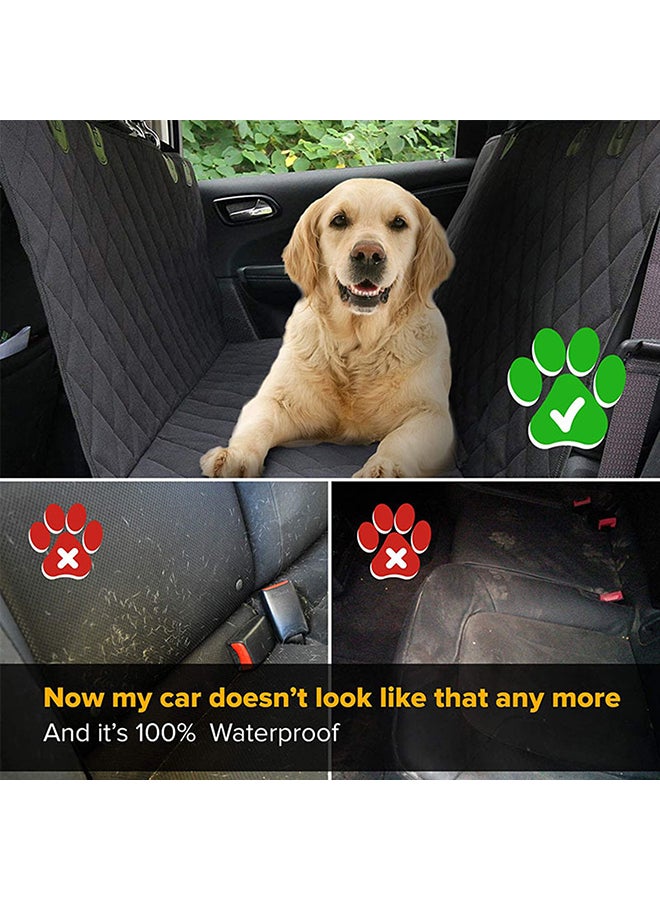 Generic Dog Back Seat Cover Protector Orange/Black 50x3x32cm  - Image 5