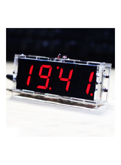Compact 4-Digit Timer DIY Kit Multicolour 12.50x4.00x8.50cm