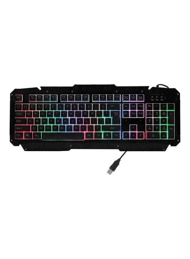 USB Wired Keyboard Black - Image 1