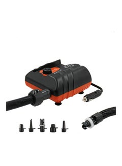 Generic Electric Air Pump With Accessories Black/Orange  - Image 1