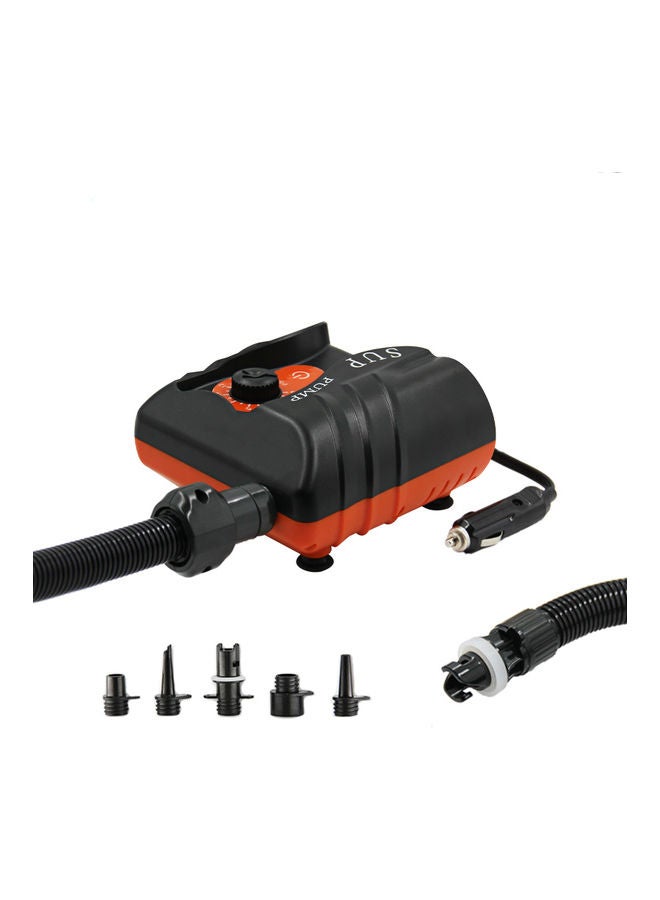 Generic Electric Air Pump With Accessories Black/Orange  - Image 1