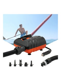 Generic Electric Air Pump With Accessories Black/Orange  - Image 5
