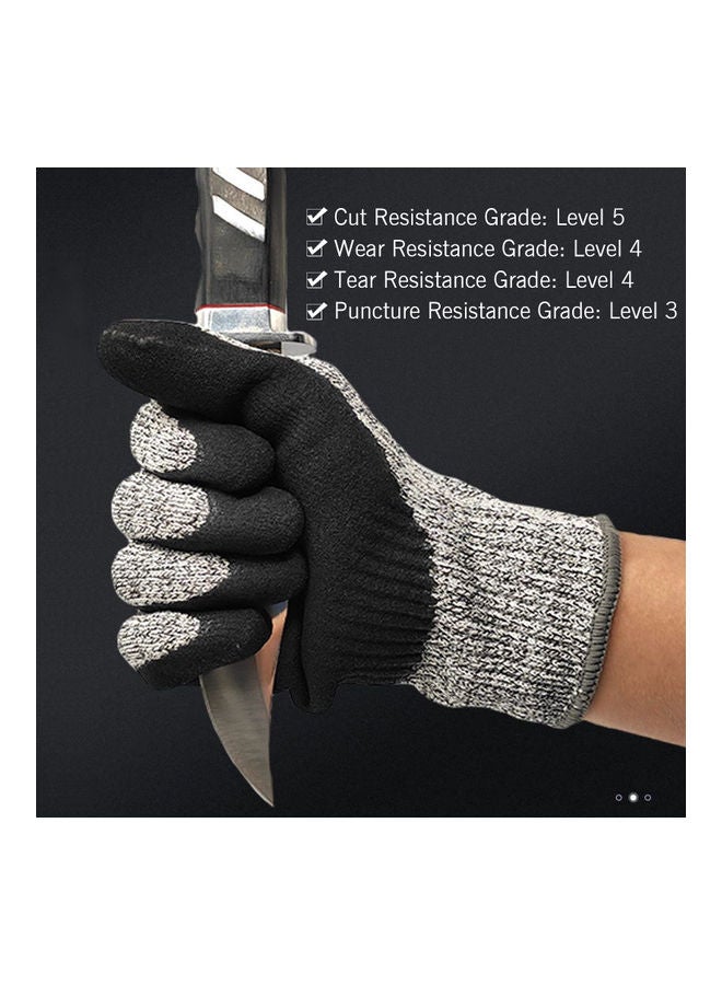 Cut Resistant Gloves Grey/Black - Image 2