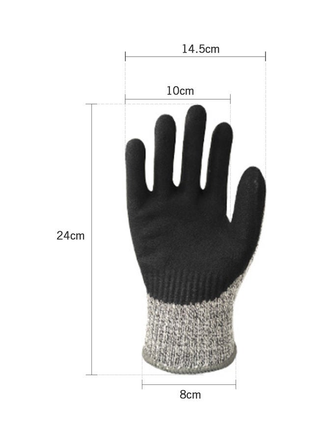 Cut Resistant Gloves Grey/Black - Image 3