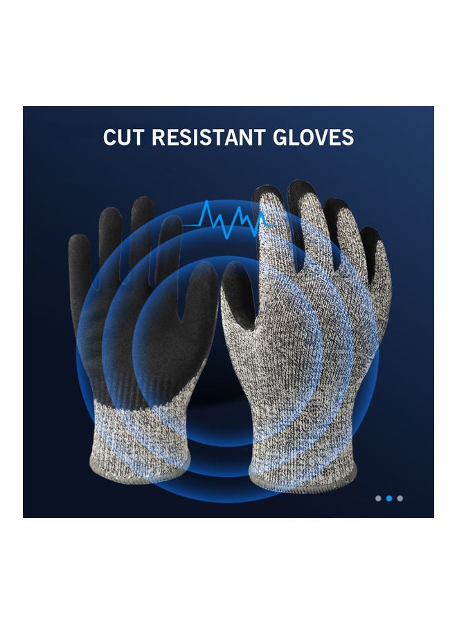 Cut Resistant Gloves Grey/Black - Image 4
