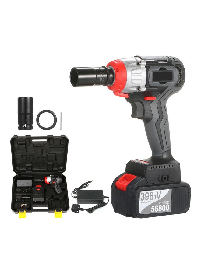 Cordless Impact Wrench With Belt And Carrying Case Set Black  - Image 1