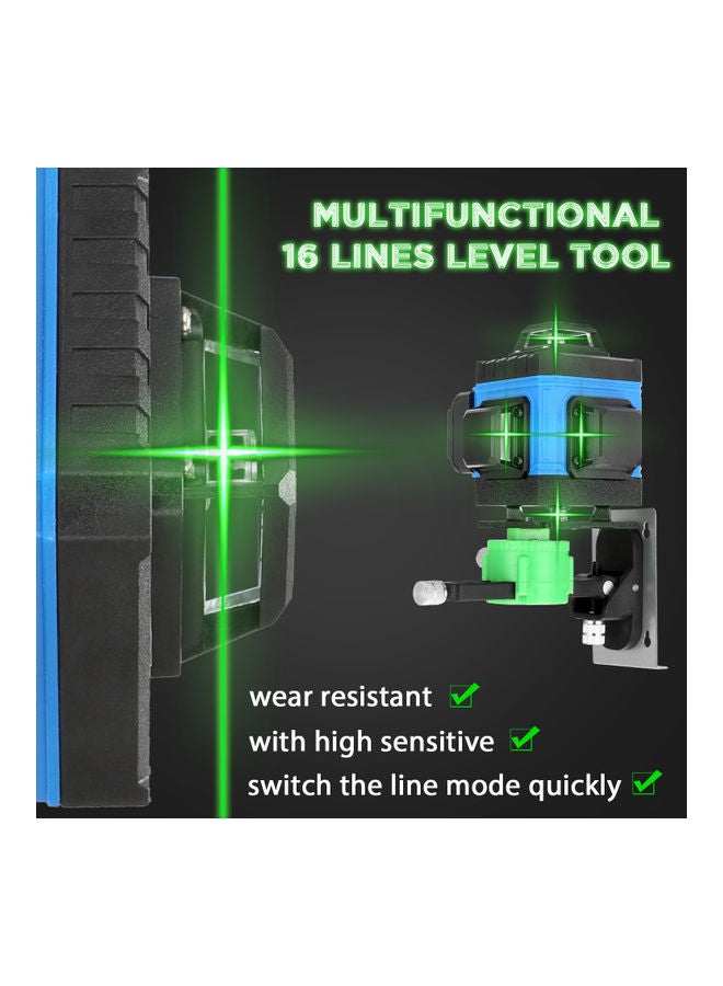 Multifunctional 16 Lines Laser Level Measuring  Tool Black/Blue  - Image 4