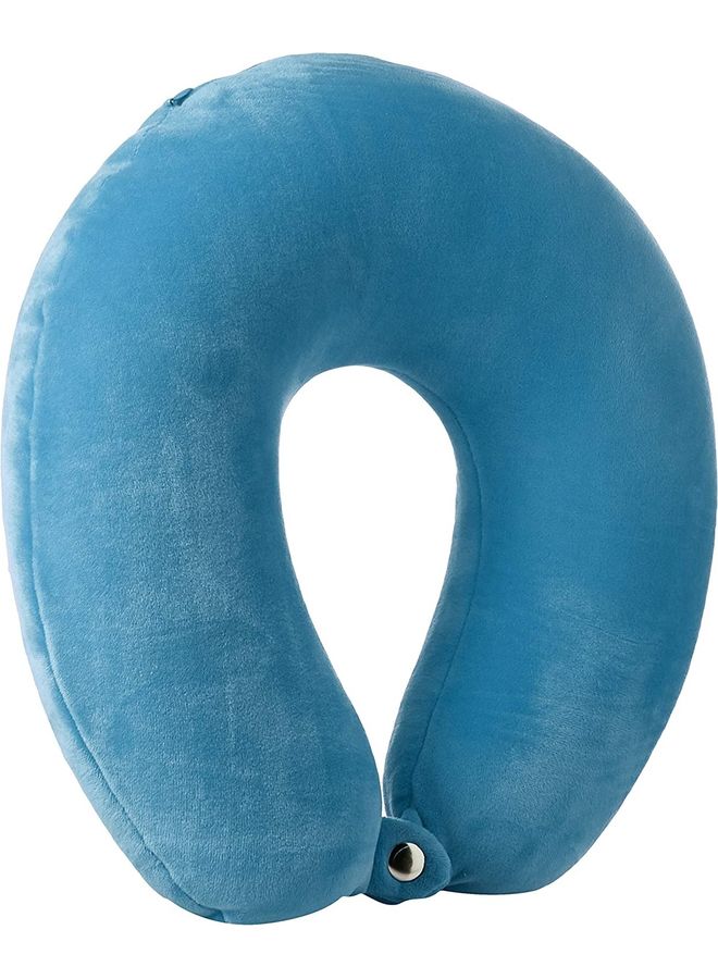 U-Shaped Protective Neck Pillow Memory Foam Sky Blue 32 x 30 x 10cm - v1626941884/N49366204A_1