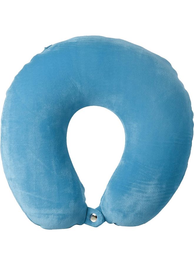 U-Shaped Protective Neck Pillow Memory Foam Sky Blue 32 x 30 x 10cm - v1626941884/N49366204A_2