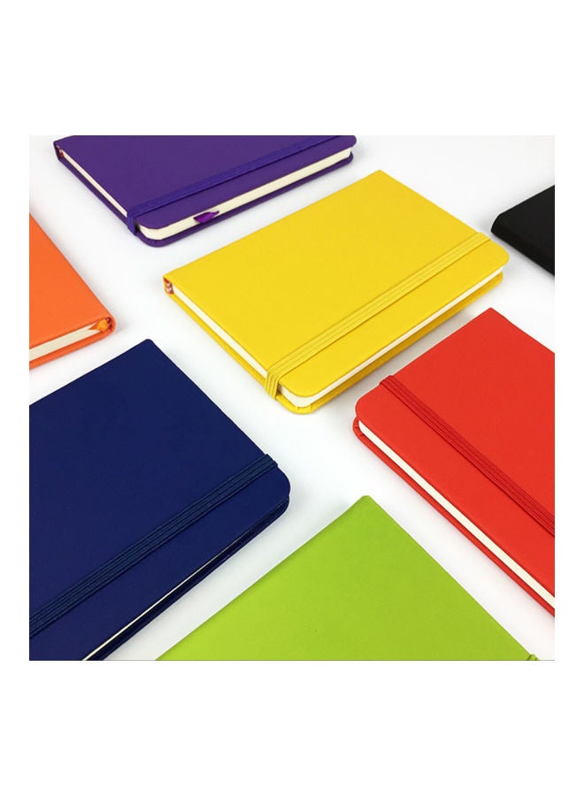 Generic 3-Piece Leatherette A6 Journal Writing Notebook Yellow  - Image 3