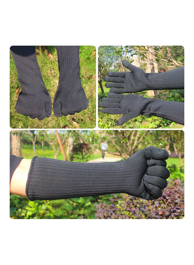 2-Piece Cut Resistant Gloves Set Black - Image 4