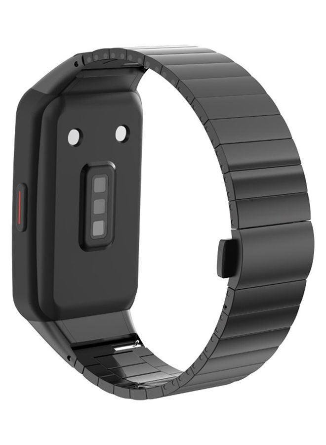 Replacement Bracelet Strap For Honor Band 6 Black - Image 2