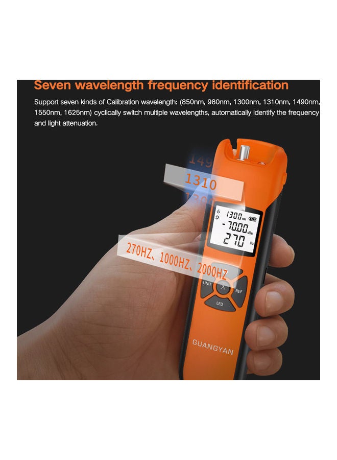Portable Optical Power Meter Orange 14.8 x 3.5 x 5.3cm - Image 3