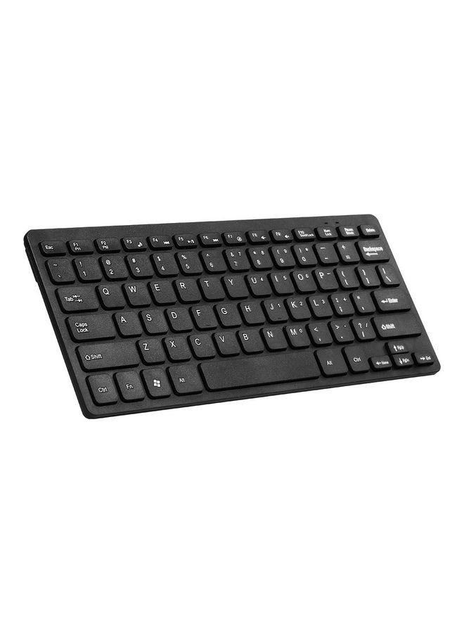 78-key USB Powered Wired Mini Keyboard Black - Image 2