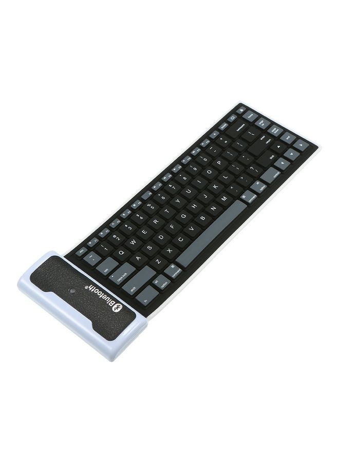 85 Keys Ultra Thin Bluetooth Mini Keyboard Black - Image 1