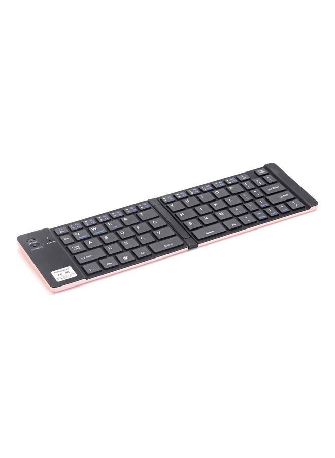 66 Key Bluetooth Wireless Keyboard Rose Gold - Image 3