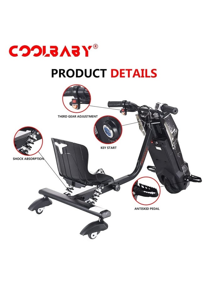 Cool Baby - Electric Drifting Trike Scooter Shock-absorbing drift car 360 Degree Drift Car 110*60*56cm - Image 1