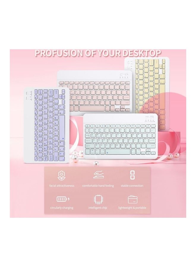 Wireless Bluetooth Keyboard White - Image 5