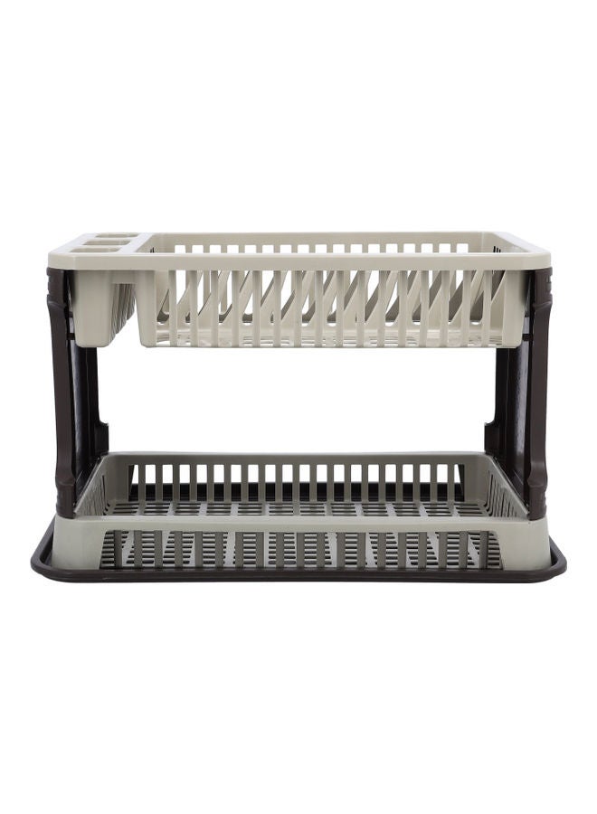 DELCASA - Double Layer Dish Drainer Rack Assorted 44x8x30cm - Image 1