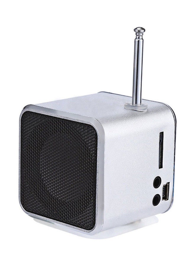 TD-V26 Mini Portable Sound Speaker Silver