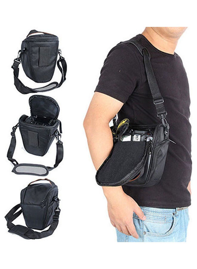 Waterproof Shoulder Strap Camera Case Black - Image 1