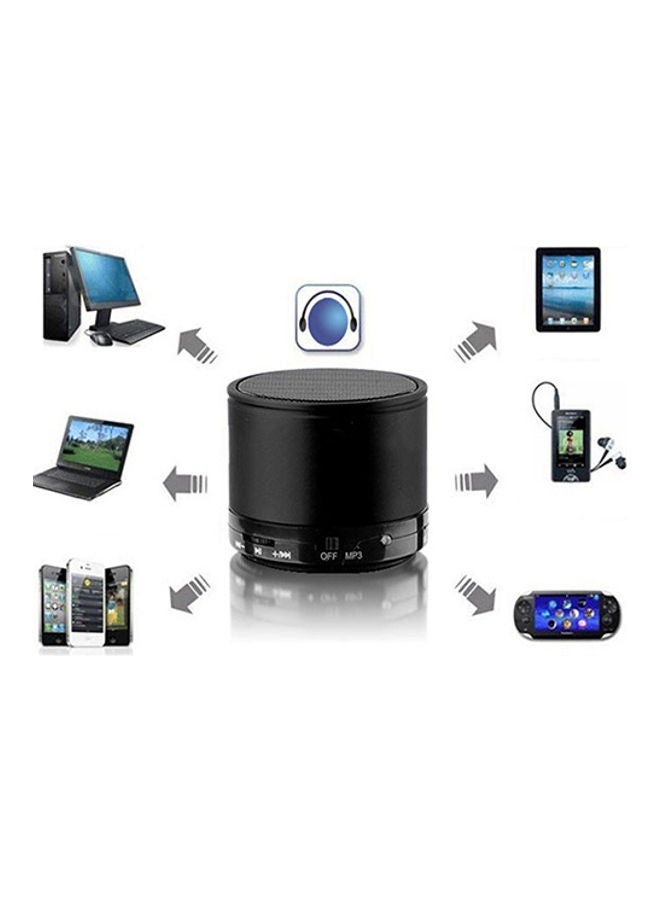Mini Wireless Bluetooth Speaker Black - Image 3